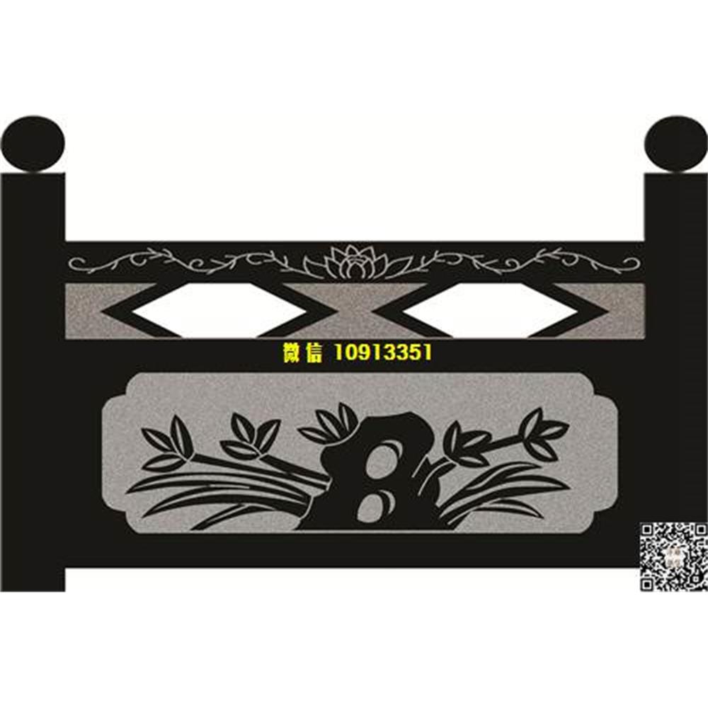 精雕图100兰花栏板精雕图线雕图线条图单线铣底图_电脑雕刻plt文泰矢量图精雕图浮雕图